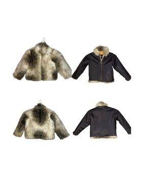 Carté Kids Reversible Faux Fur Jacket Toddler Chic 4T